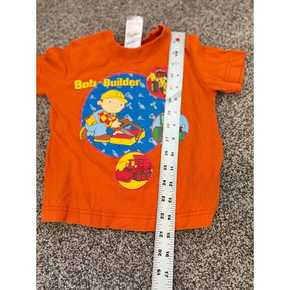 Vintage PBS Bob the Builder T-Shirt Toddler Kids Children Orange Size 2t - Picture 7 of 7
